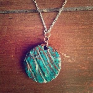 Ceramic necklace pendant
